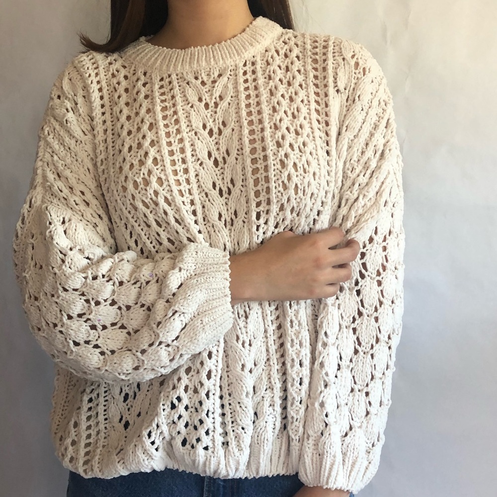 Vintage Crochet Sweater